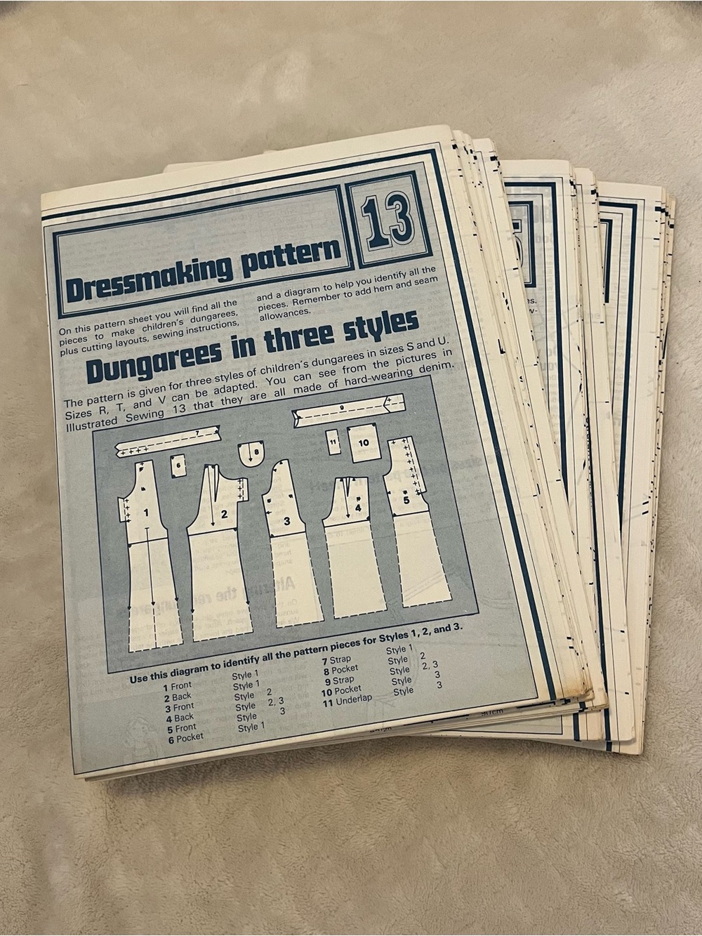 Vintage 1975 Phoebus Publishing Dressmaking Patterns 34 Uncut Unused Sheets